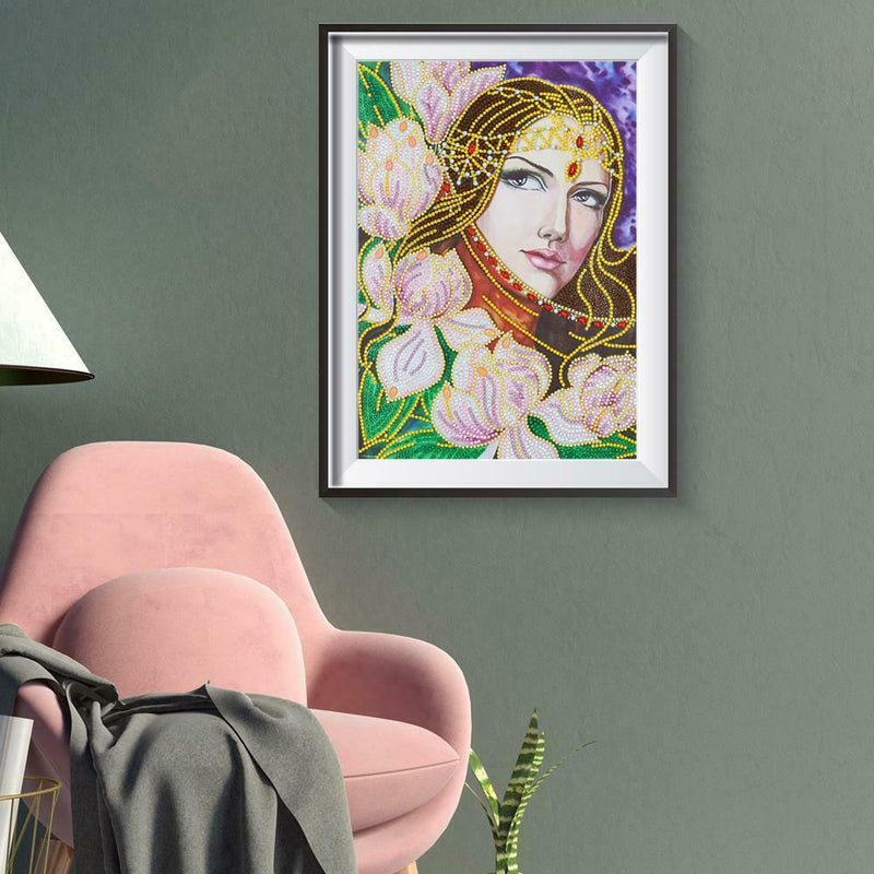 5D DIY Special Shaped Diamond Painting Beauty Cross Stitch Mosaic Craft Kit