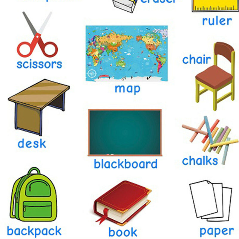 Classroom &Transport~Kindergarten Classrooms Early Learning Posters Chart