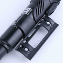 Portable Folding Bicycle Air Pump Inflator for Presta Schrader Valve Black
