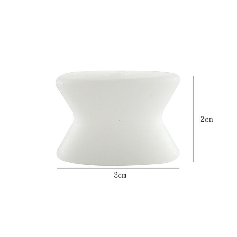 1 Pair Silicone Gel Toe Separator Spacer Relief Foot Bunion Pain For Mens Women