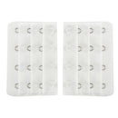 2 Pcs Ladies 3 x 4 Hook Bra Extenders Strap Extention V3F4