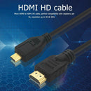 1.5m Micro HDMI to HDMI Cable 4K HD Video Adapter Cord for Raspberry Pi 4B