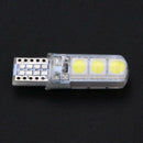 10pcs T10 SMD5050 LED Waterproof Car Wedge Lights Auto White Light Bulbs A