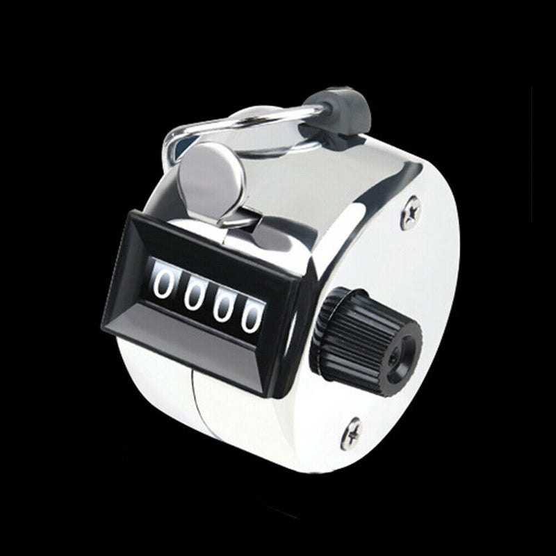 4 Digit Number Manual Mini Tally Counter Mechanical Clicker (Plastic Knob) A
