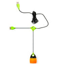 USB LED Portable Light Lantern Outdoor Camping Hiking Lamp Radiation-Fr JGY