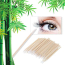 100pcs Short Mini Cotton Swabs Swab Applicator Q-tip Wood Handle Sturdy New