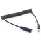 3ft Coiled 3.5mm 1/8" Stereo Audio Aux Headphone Cable Extension Cord US SP