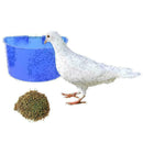 1 pcs Cup Hanging Water Feed Cage Cups Poultry Rabbit Chicken Blue X6J4 J7B F3I7