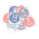 12Pcs/Set Baby 1-12 Monthly Photograph Stickers DIY Baby Shower Stickers JR J lj