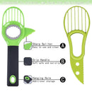 4 pack 3 In 1 Avocado Peach Slicer Corer Fruit Peeler Cutter Kitchen GadgetB Bj