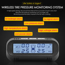 AN-10 Solar LCD Car TPMS Tire Tyre Pressure Monitoring System+4 External Sensors