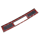 Carbon Fiber Stainless Steel Central Control CD Panel Cover Trim for Merced