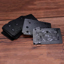 Waterproof Black Plastic Playing Cards Collection Poker Cards Creative Gift 3C