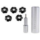 5Pcs Headset Flanged Star Nut Star Washer & Fork Headset Star Nut Setting Tool