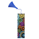 DIY Flower Special Shaped Diamond Painting Leather Tassel Bookmark Gifts