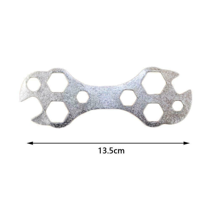 Bicycle Cycling Flat Hexagon Wrench Multifunction Steel Spanner Repair Tool New