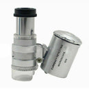 60X Magnifier Loupe Jewelry Jewelers Pocket Magnifier Loop Eye Glass Led Light