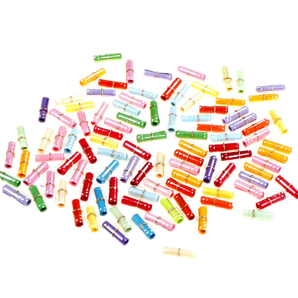 100X Message in a Bottle Capsule Letter Love Friendship Clear Pill for Gift Gw