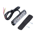 Lamadaled 6LED Strobe Light Motorcycle Flash Lights Side Lamp Warning Light