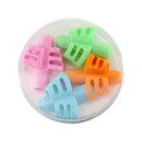 4pcs Hollowed Kids Writing Pencil Holder Pen Grip Posture Correction Tools