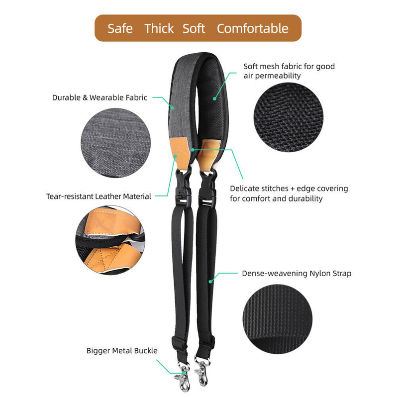 Dual Quick Side Release Buckle Shoulder Strap for DJI RSC 2 RS 2 Ronin SC S