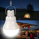 Solar Powered White LED Camping Tent Light Rechargeable Night Lamp Lantern