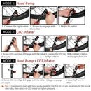 Cxwxc Mini Portable Bike Pump Valve Adapter Co2 Inflator Hand Pump Ball Air Y4N9