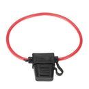 10pcs DC 12V 40A Standard Blade Inline Fuse Holder Splash Proof for Car Bik