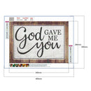 5D DIY Full Drill Diamond Painting Letter Embroidery Mosaic Kit (JH041)
