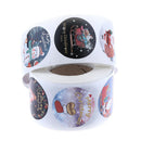 500pcs/roll Christmas Santa Stickers gift Packaging Stickers Party supplyB Gw