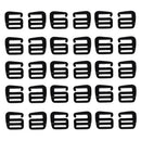30x Webbing Strap Buckles for 1in Backpack Belts Outdoor Carabiners Fasten Clips