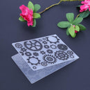 1pc Gear Plastic Embossing Folder Template For Scrapbook DIY Album Card hv2n