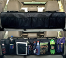 Car Seat Back Multi-Pocket Black Travel Storage Bag Organizer Hanging Black