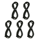 Replacement Jump Rope Cord Skipping Speed Rope Cable with End Caps Black