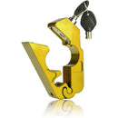 Golden Color Motorcycle Handlebar Throttle Grip Lock Anti-theft Brake Level Lock