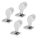 4x Marine Grade Stainless Steel Boat Hand Rail Fitting After Stanchion 25mm