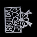 Happy birthday gift Scrapbook DIY album Card Maker Metal Die Cut Stencil craftBX