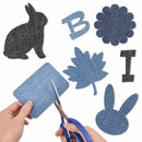 5X(10Pcs Thermal Sticky Iron On Mending Patches Jeans Bag Hat Repair Decor R2L5)