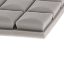 6pcs Acoustic Wedge Foam Sound Absorption Panels for Audio Equipment Gray
