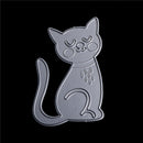 2pcs cat&heart Metal Cutting Dies Stencil Scrapbooking Embossing Craft DIY FT