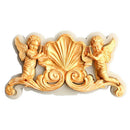 Angel silicone fondant mold cake decorating tool clay gypsum aroma wax mo Gw