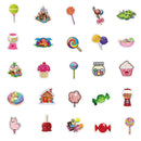 50pcs Sweet Candy Graffiti Stickers DIY Stationery Skateboard Phone Xmas DSEAU