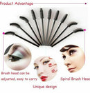 Pro Eyebrow Eyelash Eye Lash Comb Mascara Wand Brush Pen Beauty Cosmetic Makeup