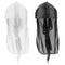 2 Pack Trendy Color Du-Rag Wave Cap Durag Headwrap with Long Wide Strap
