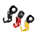 Aluminum Alloy Folding Hanger Hook Buckle For 22mm Handlebar Motorcycles Black