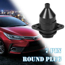 Universal 24V 7 Pin EU Round Socket Plug Connector Adapter for Trailer Auto