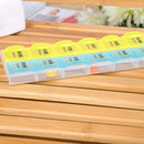 1PC 7-Day Pill Box Weekly AM PM Medicine Organiser Tablet Dispenser Storag GXK