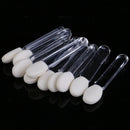 10pcs Single Head Eye Shadow Brush Transparent Rod Eyeliner Brush stick toolsJ3C