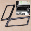 Carbon Fiber A/C Outlet Vent Frame Trim fit for Ford Mustang 15-18 Self-adhesive