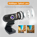 3.6M 1080P HD USB Camera Live Online Courses Video DVR Cam Recorder w/ MIC A